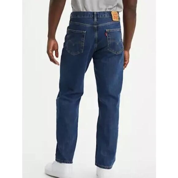 Levi's 550 Relaxed Fit Men's 40x30 Medium Wash Straight Leg Denim Blue Jeans - Picture 2 of 13